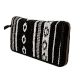 Black Woven Clutch Bag For Women