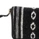 Black Woven Clutch Bag For Women