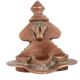 Brass Ganesha Diya In Abstract Form