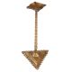 Brass Oil Diya Triangular Light Stand