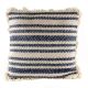 Blue And White Striped Cotton Cushion Cover