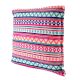 Pink Zigzag Print Cotton Cushion Cover