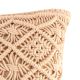 Coffee Macrame Home Decor Knitted Cushion Cover