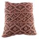 Champagne Macrame Throw Cushion Cover