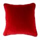 Ribbed Red Throw Cushion  Cover