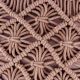Peach Macrame Pillow Cover With Fringes