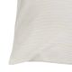 White Ribbed Cushion Cover
