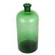 Dark Green Empty Glass Bottle Bud Vase