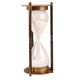 Brass Sand Timer Or Hour Glass With White Sand