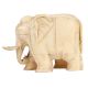 Sleek White Bone Elephant Figurine
