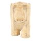 White Bone Elephant Figurine