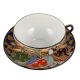 Vintage Japanese Cup Plate With Fine Work