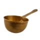 English Brass Ladle With A Deep Cup