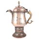 Large Copper Samovars In Urn Shape And Jali Base
