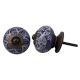 Light Purple Floral Knob
