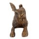 Brass Running Rabbit Figurine