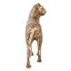 Hand Crafted Brass Leopard Statue