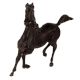 Brass Horse Statue Farmhouse Decor