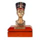 BrassÂ Egyptian Queen Head Statue