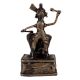 Brass Tribal Drummer Musician Statue
