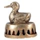Antique Brass Duck Figurine Foot Scrubber