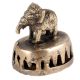 Golden Brass Elephant Figurine  Skin Scrub Foot Cleaner