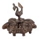 Old Brass Bird Figurine Tikka Or Sindoor Box
