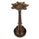 Brass 7 Wick Ceremonial Lamp In Dark Finish