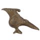 Brass Tribal Bird Figurine
