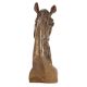 Brass Horse Bust With  Antique finish