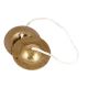 Brass Manjeere Hand Chimbals For Kirtan (In Pair)