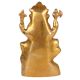Brass Ganesha Idol seated On A Big Rat