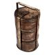 Old Brass 3 Storage Â Lunch Or Tiffin Box