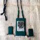 Green MetalicÂ CombinationÂ NeckpieceÂ WithÂ EarringsÂ Set