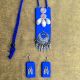 StunningÂ NeckpieceÂ SetÂ InÂ BlueÂ ColourÂ Combination