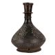 Brass Lamp Hookah Base With Engraved Floral Pattern