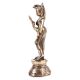 Brass Statue of Apsara Looking Into The mirror