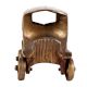 Brass Toy Car For Decoration With Dark Patina