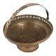 Brass Pooja Flower Basket With Handle