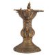 Dhokra Peacock Indian Oil Lamp