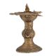 Dhokra Peacock Indian Oil Lamp