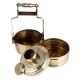 Brass Lunch Box With TwoÂ Compartment