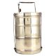 Three-Tier Brass Tiffin Carrier