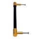 Black Golden Large Cylinder Glass Door Handles