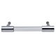 Clear Silver Small Cylinder Glass Door Handles