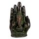 Brass Ganesha Idol Embossed On Hand Design