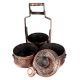 Indian Copper Tiffin Box Or Dabba
