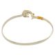 Dolphin Closure 92.5 Sterling Silver Bangle Bracelet
