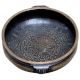 Brass Decorative Urli Platter In Dark Finish