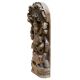 Wooden Prabhavali Ganesha On Mooshak Statue Showpiece